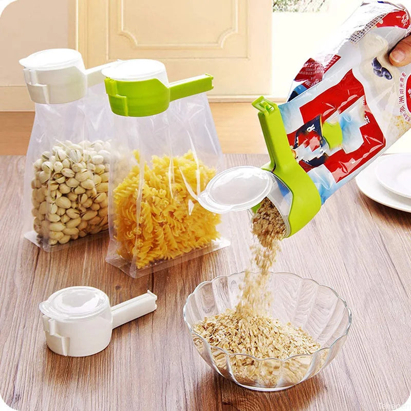 Premium Food Storage Bag Clips - Keep Your Food Fresh for Travel and Home Use!