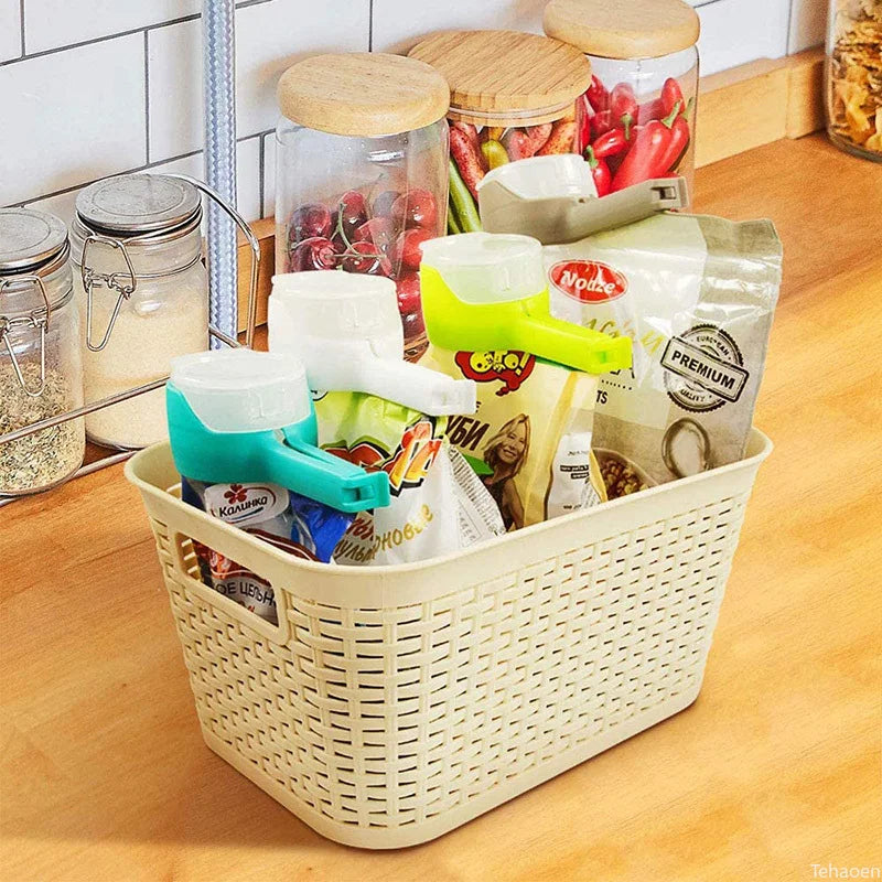 Premium Food Storage Bag Clips - Keep Your Food Fresh for Travel and Home Use!
