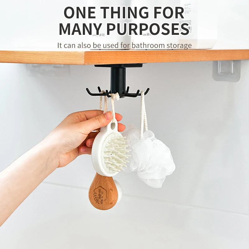 Organizador giratorio de cocina sin taladro